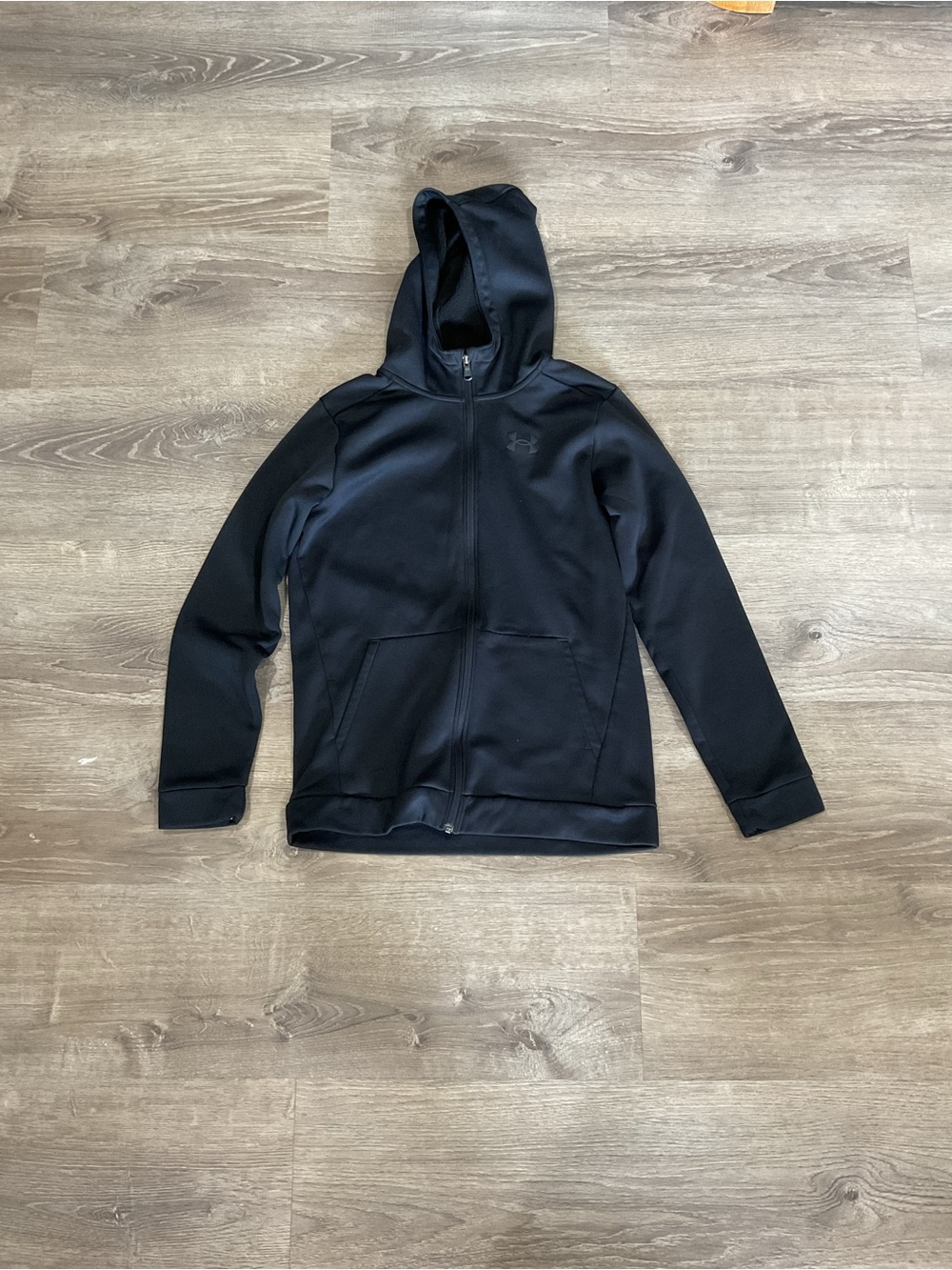 Under Armour Black Kids Full-Zip Hoodie Jacket